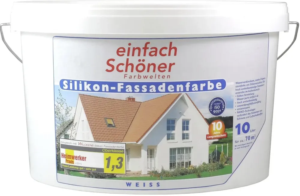 Sonderangebot einfach Schöner Silikon - Fassadenfarbe 10000 ml
